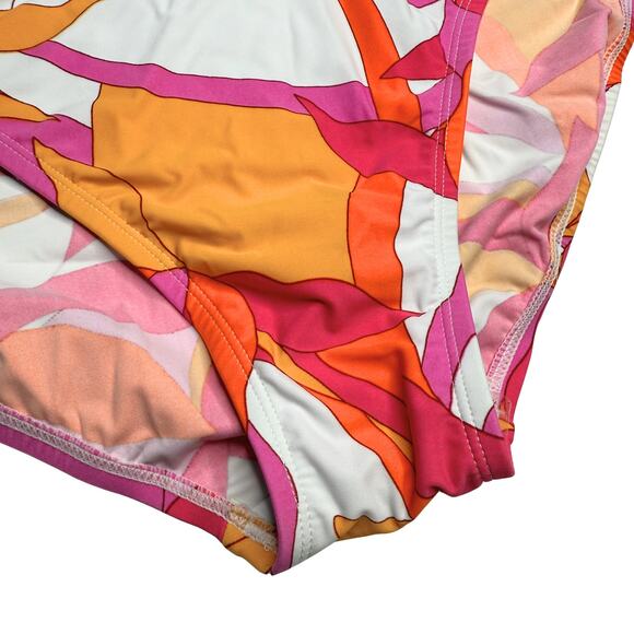 Beyond Control High Waisted Geometric Bikini Bottoms Size 12 Hi Rise Retro Boho - Picture 6 of 9